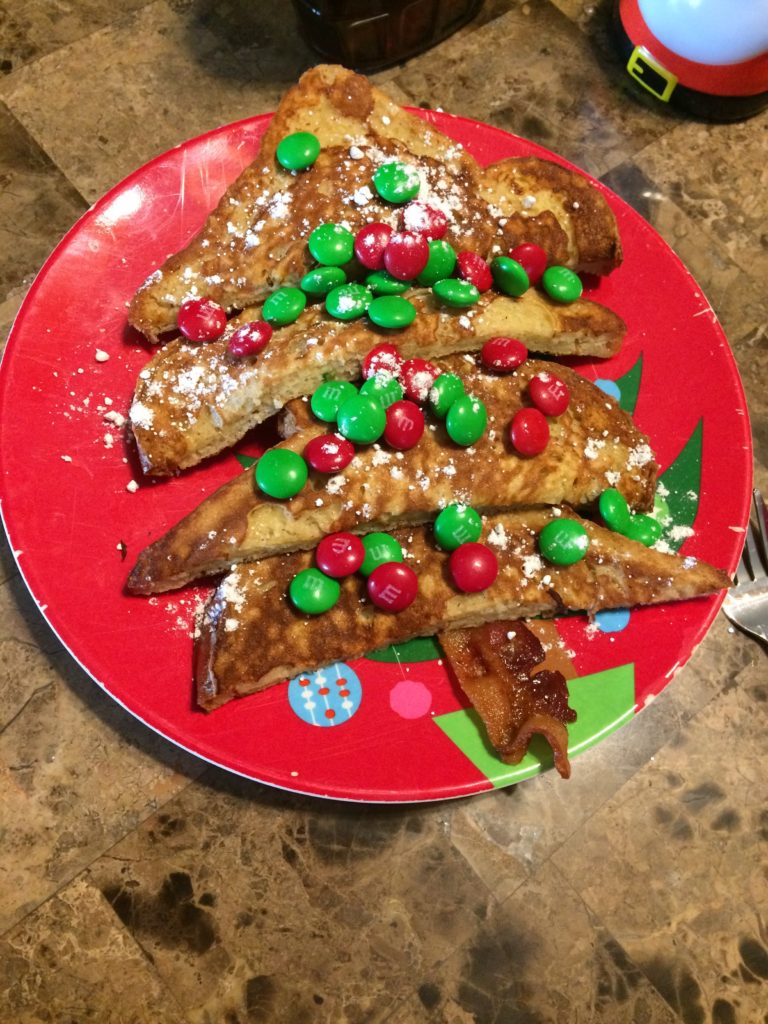 Christmas Tree French Toast