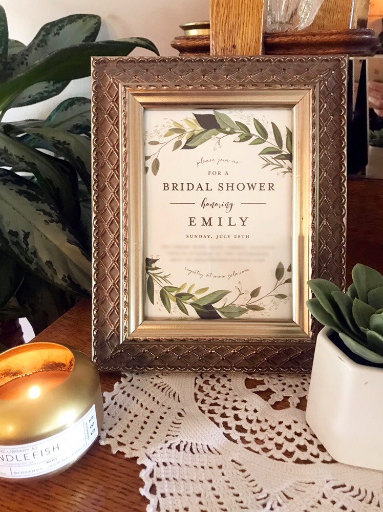 Minted bridal shower invite