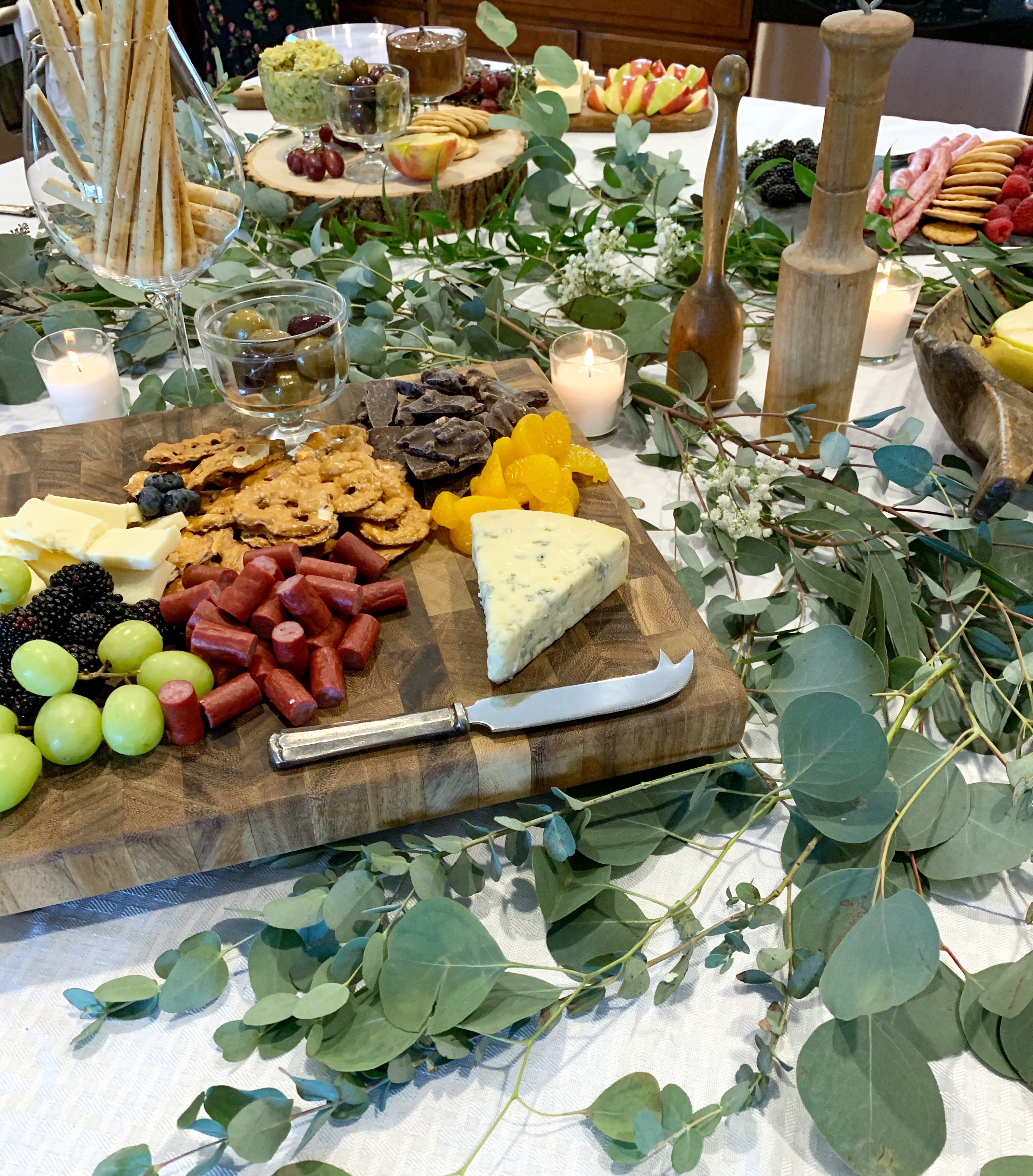 wine and charcuterie inspired bridal shower