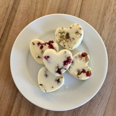 Low Carb, Keto Friendly Chocolate Hearts