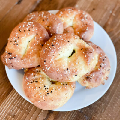 Homemade Low Carb Bagels