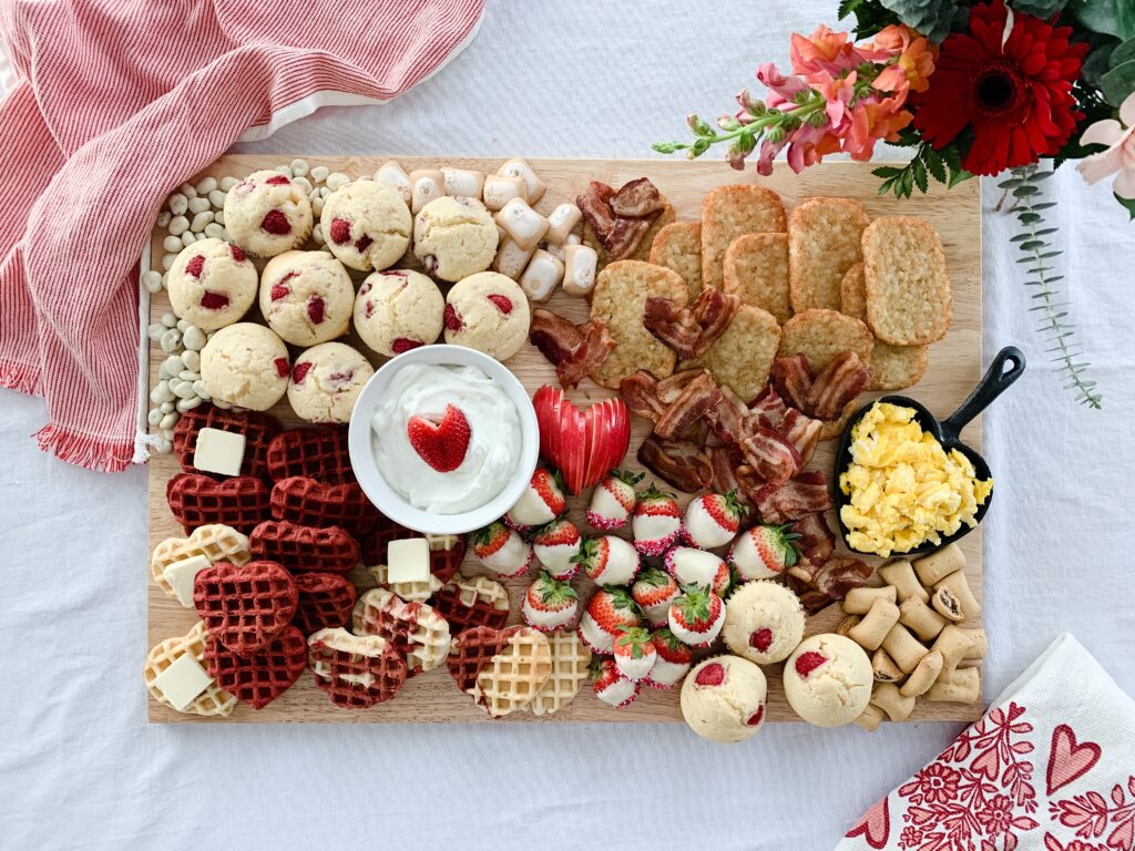 Valentine's Breakfast Board