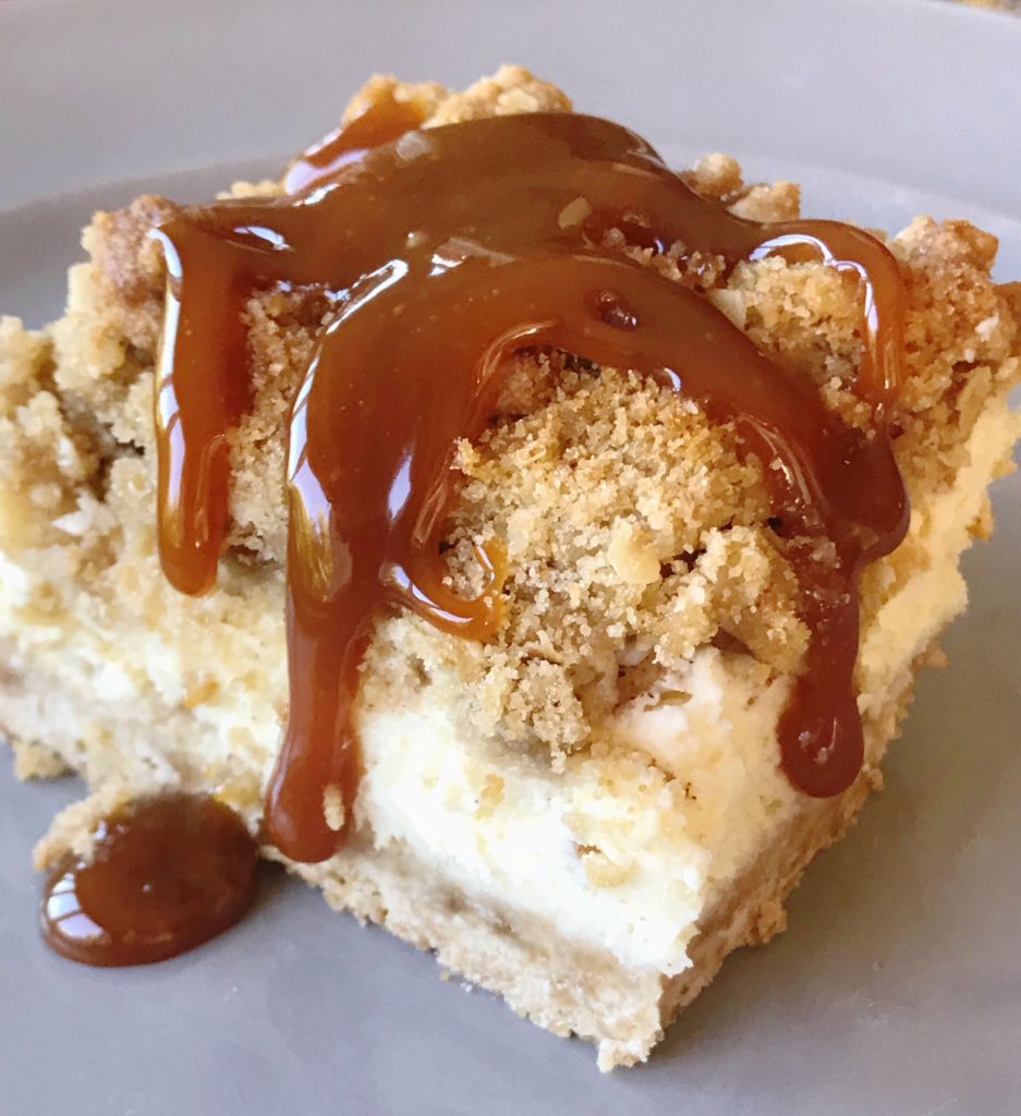 Caramel Apple Cheesecake Bars