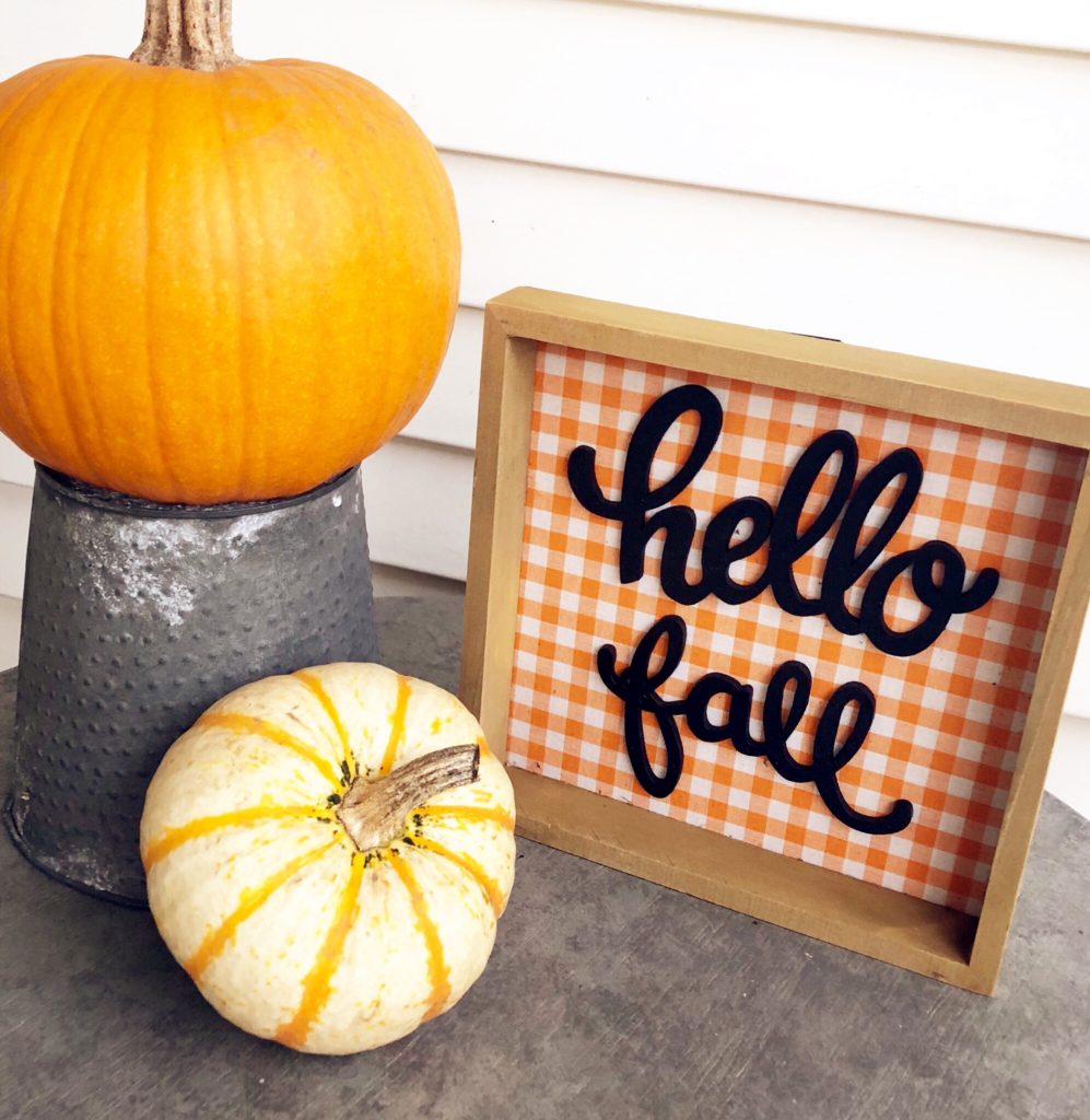 hello fall decor