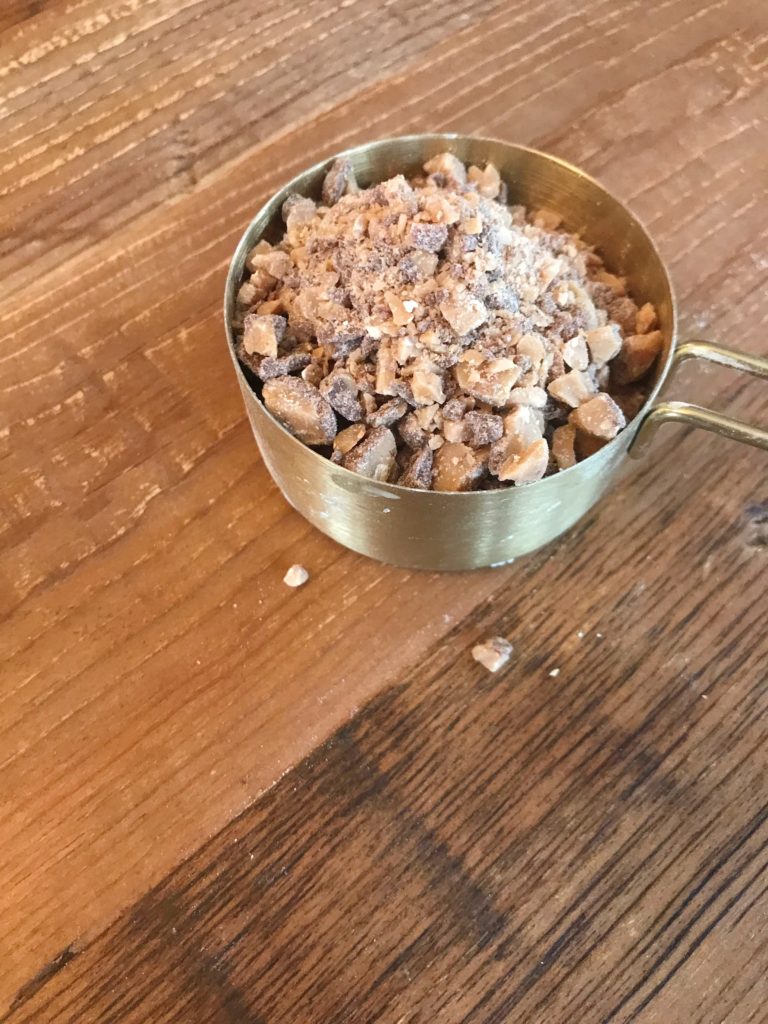 Chocolate and Toffee Snowball Cookies