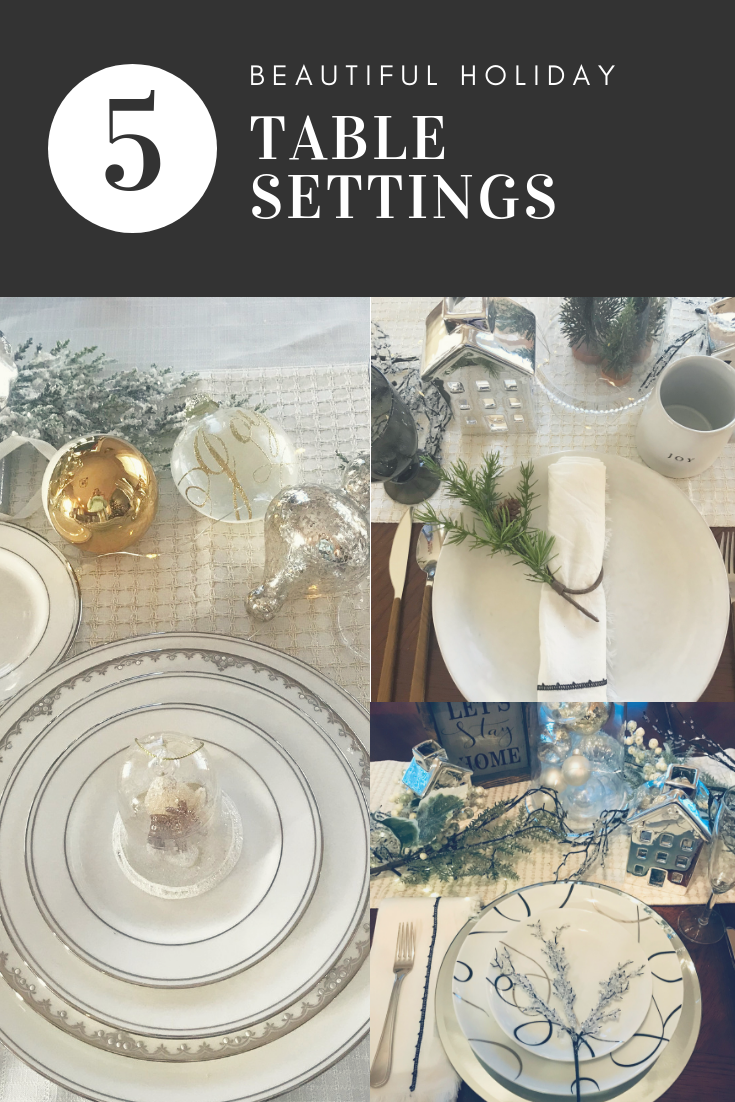 5 amazing holiday table settings