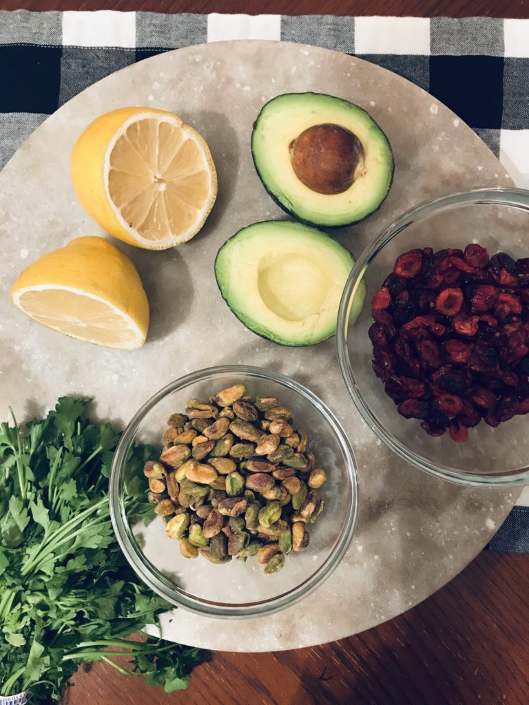 ingredients for avocado toast