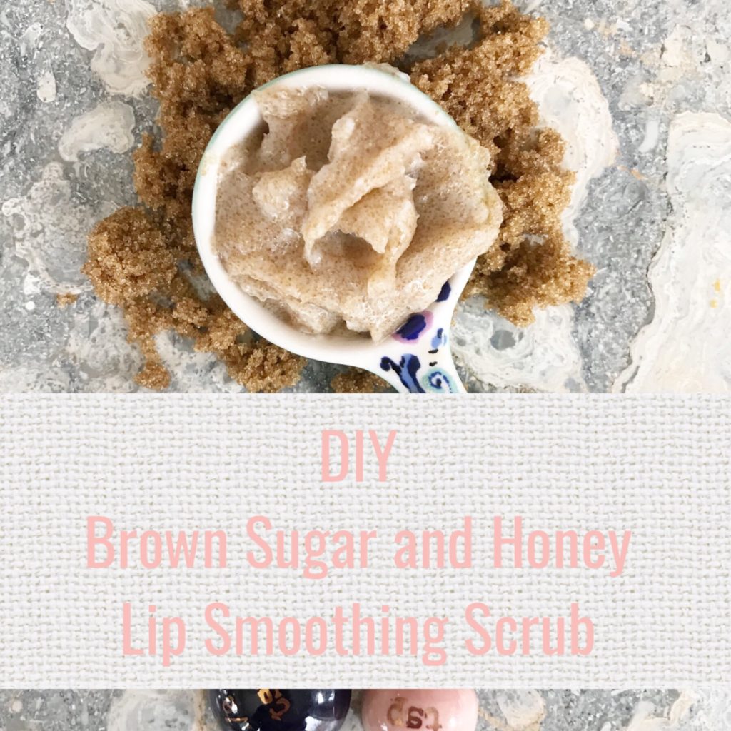 DIY Brown Sugar and Honey Lip Smoothing Scrub