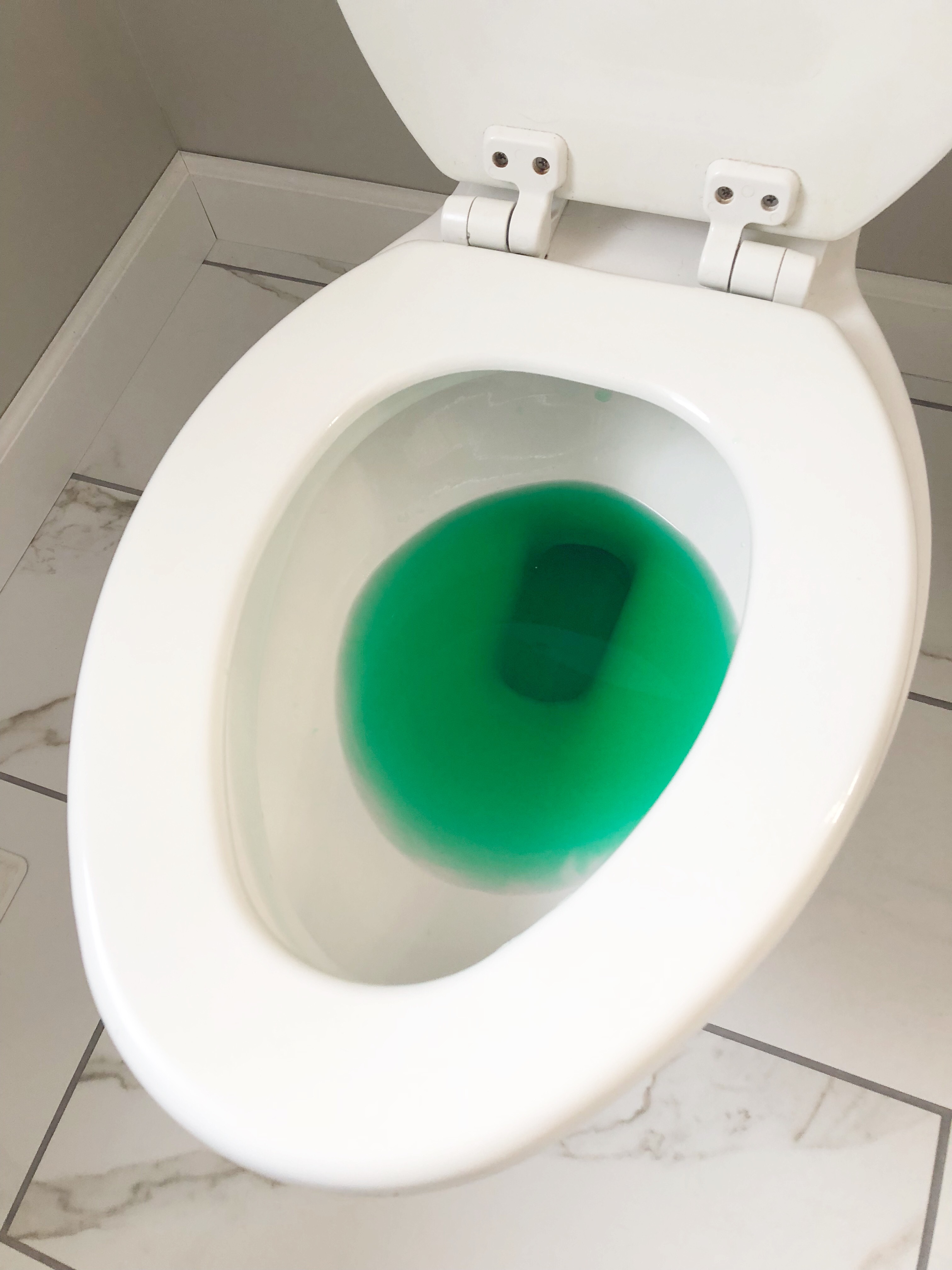 Leprechaun pee in toilet