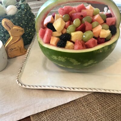 Easter Basket Fruit Bowl