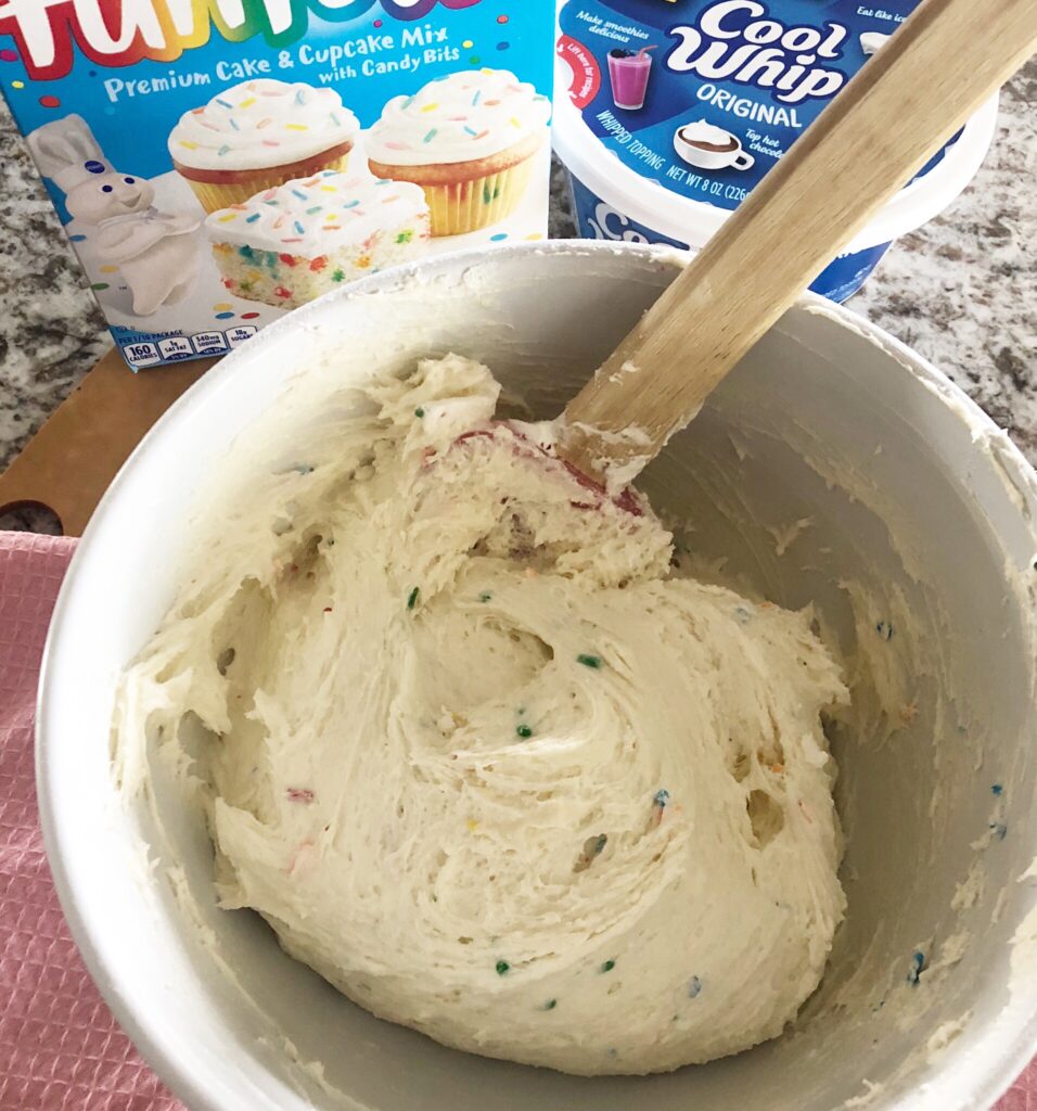 Bunny Funfetti cake batter dip