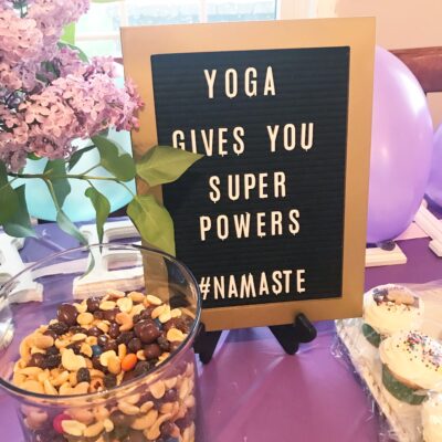 Yoga Birthday Party for Kids