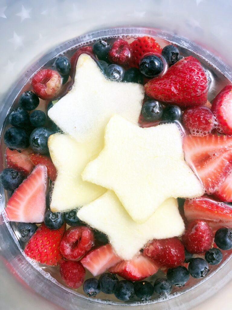 perfect patriotic summer sangria