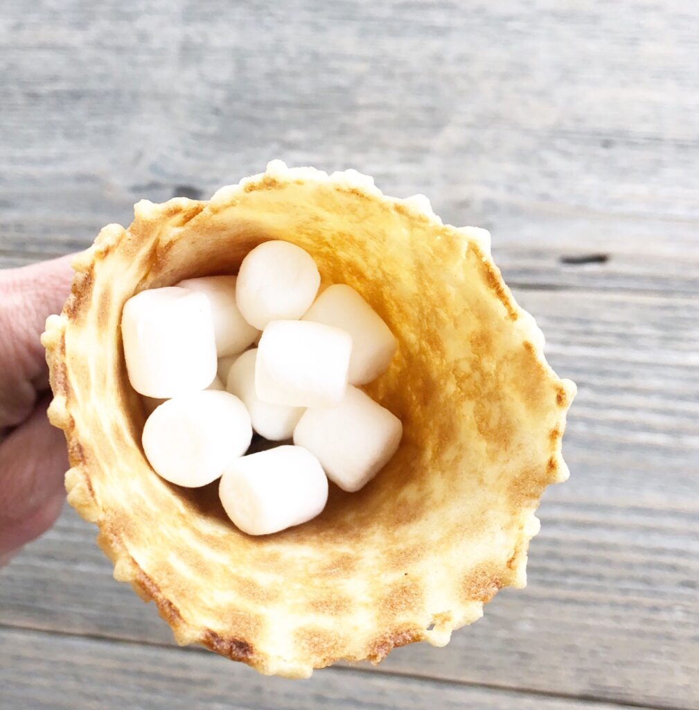 S'mores in a cone