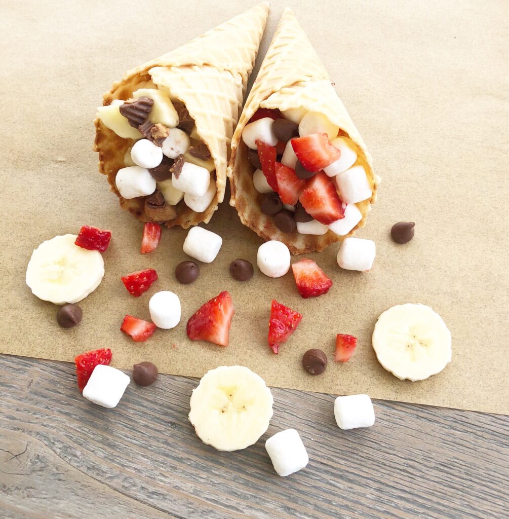 S'mores in a cone