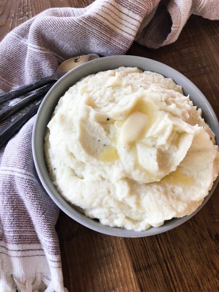 easy cauliflower mash