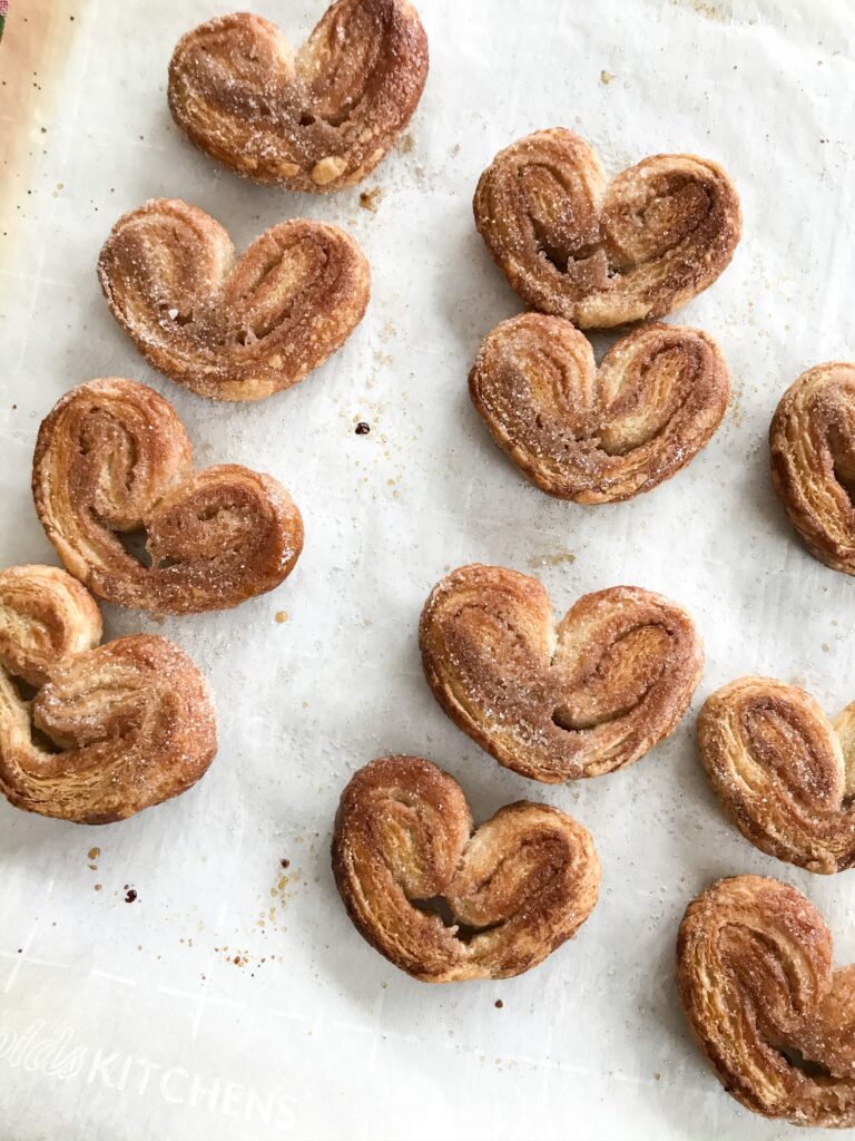 Cinnamon and Sugar Palmiers