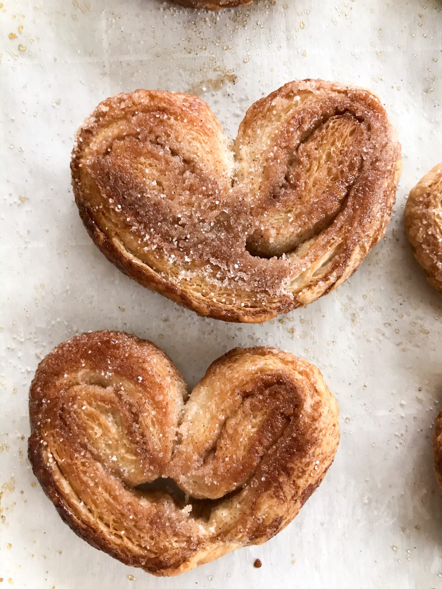 Easy Cinnamon and Sugar Palmiers - Stickers and Stilettos