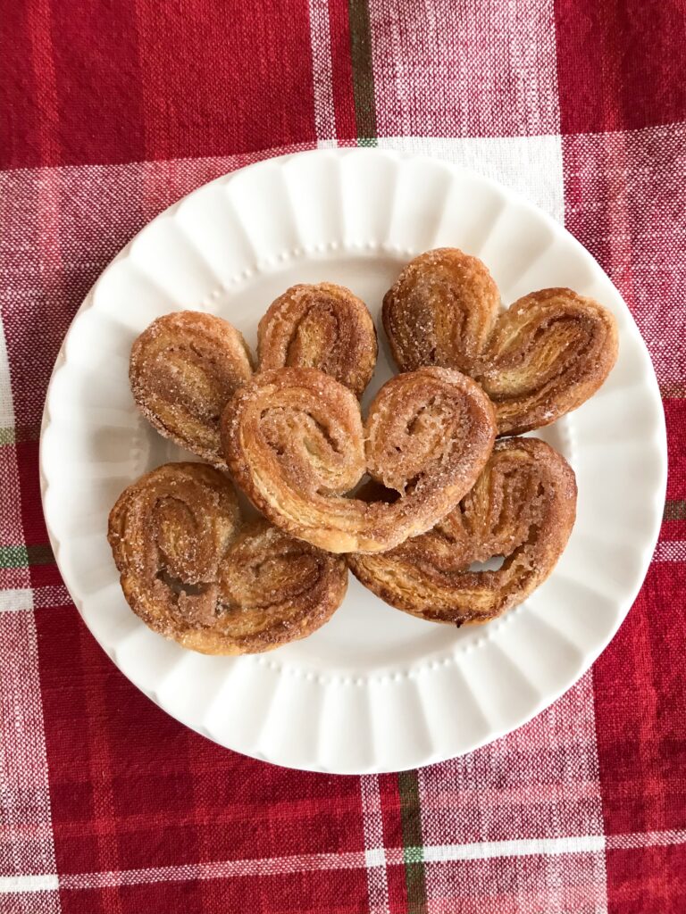 Cinnamon and Sugar Palmiers