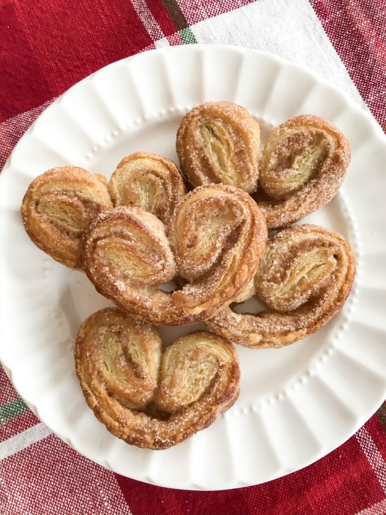 Cinnamon and Sugar Palmiers