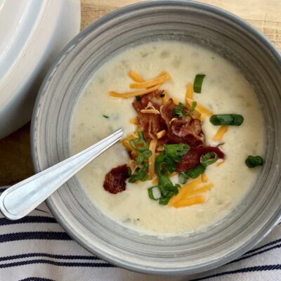 ultimate cream cheese potato soup