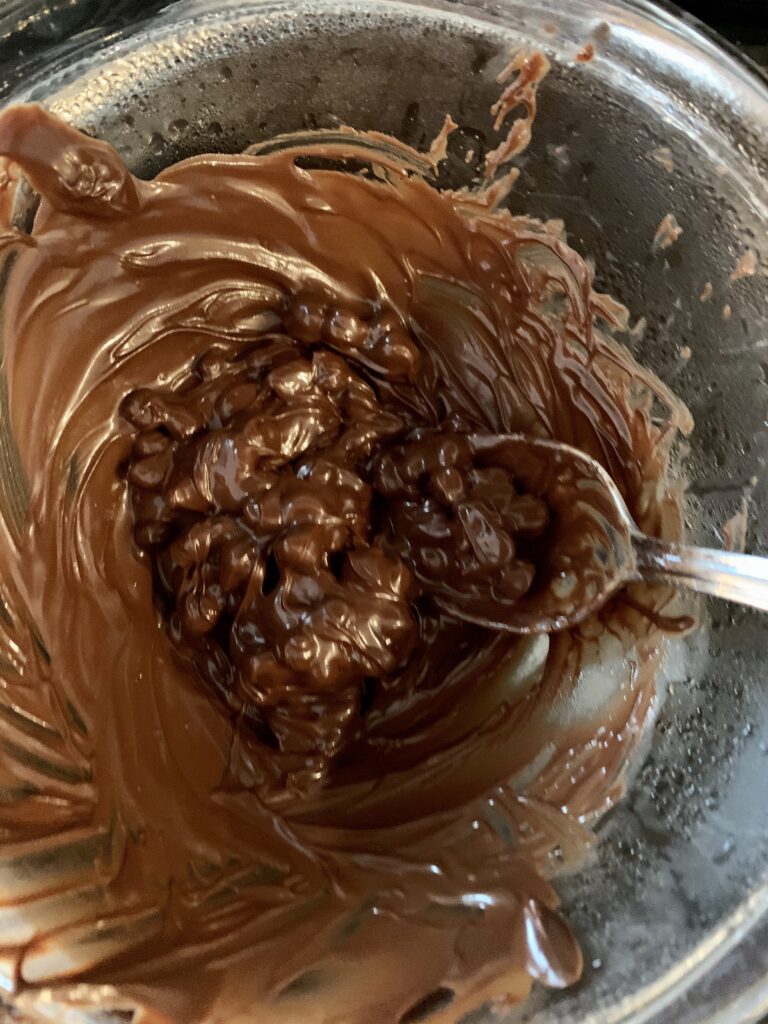 melting chocolate chips