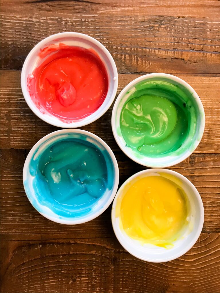 Edible Finger Paint