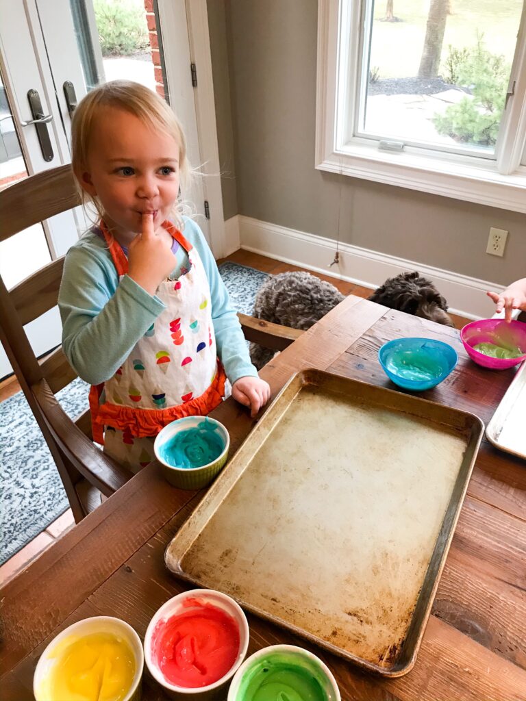 Edible Finger Paint