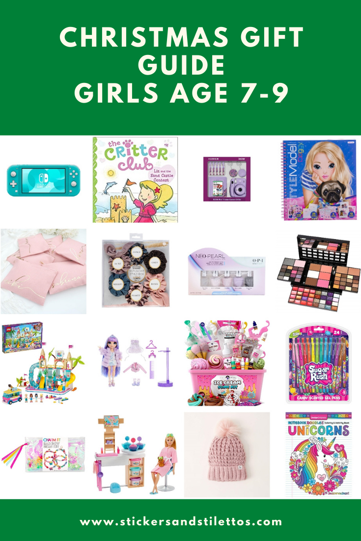 Christmas Gift Guide: Girls Age 7 - 9 - Stickers and Stilettos