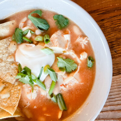 Slow Cooker White Chicken Chili