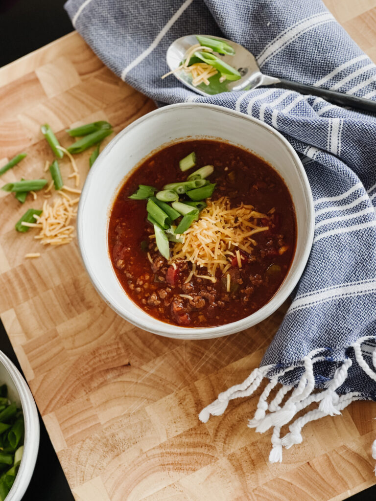 Hearty Low Carb Chili - Stickers and Stilettos