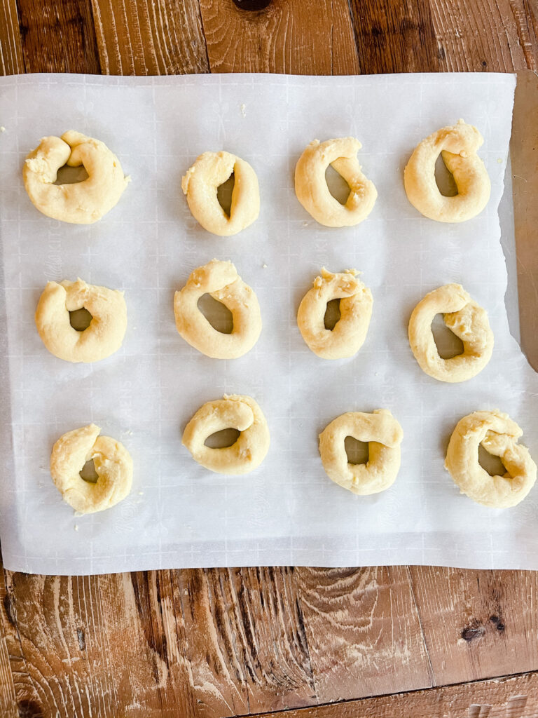 uncooked bagels