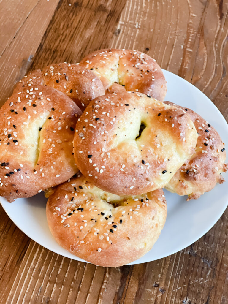 homemade low carb bagels