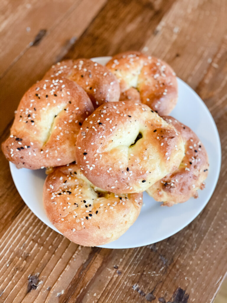 homemade low carb bagels