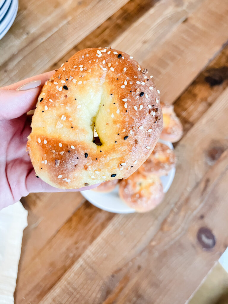 homemade low carb bagels