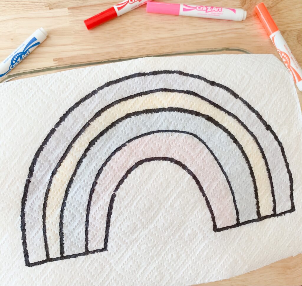 magic paper towel art