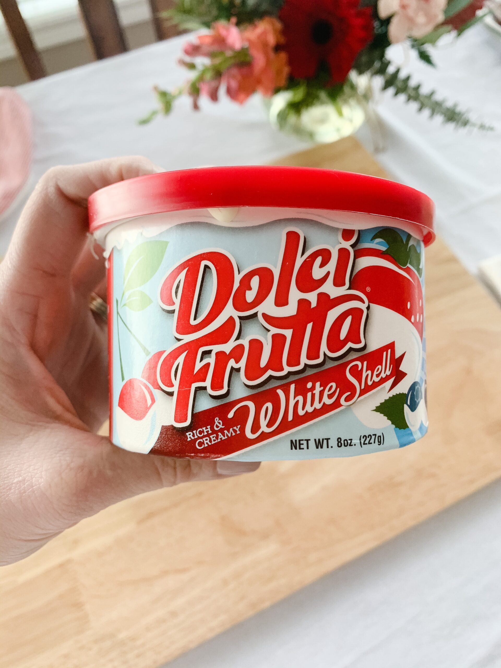 dolci frutta white shell