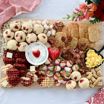 Valentine's Breakfast Board