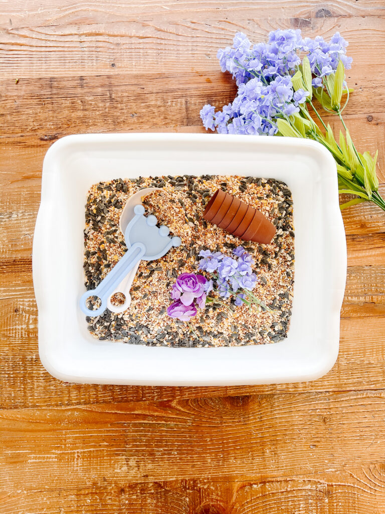 Spring Flower Garden Sensory Bin