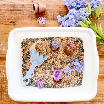 Spring Flower Garden Sensory Bin