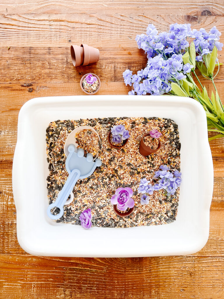 Spring Flower Garden Sensory Bin