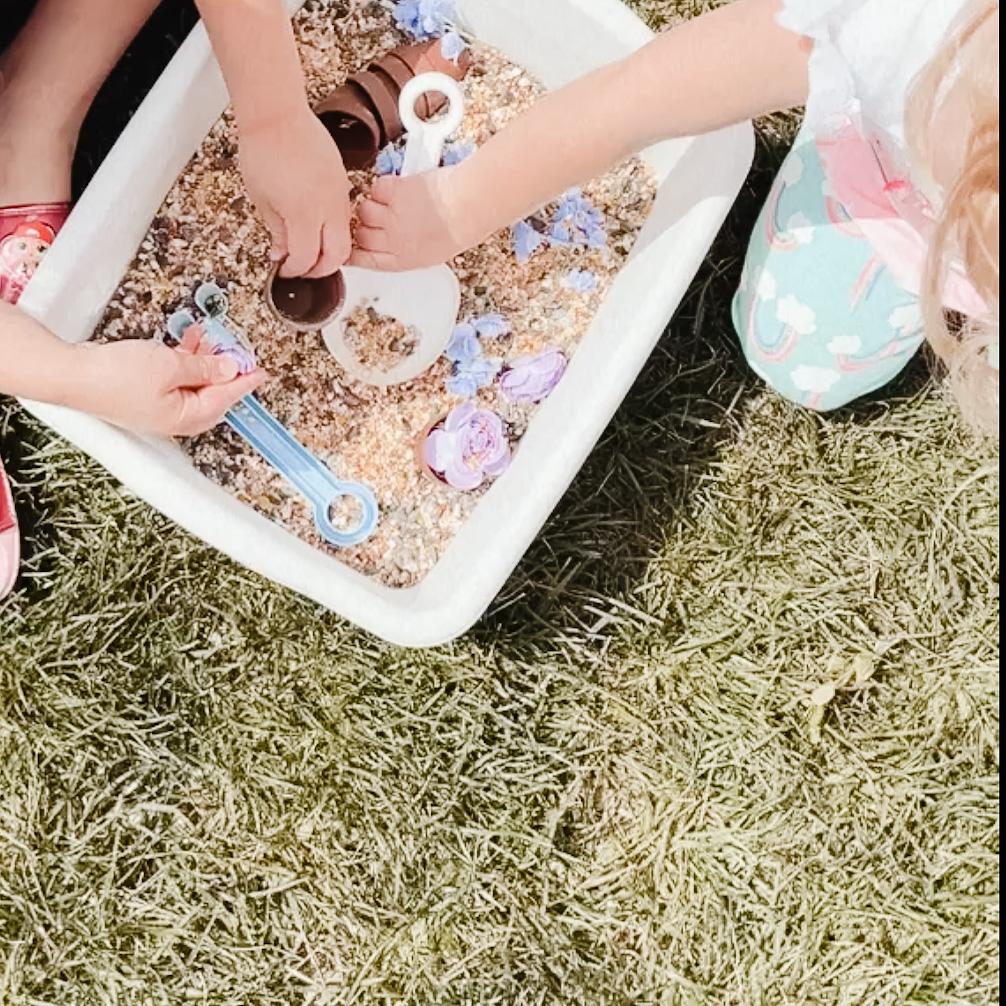 Spring Flower Garden Sensory Bin