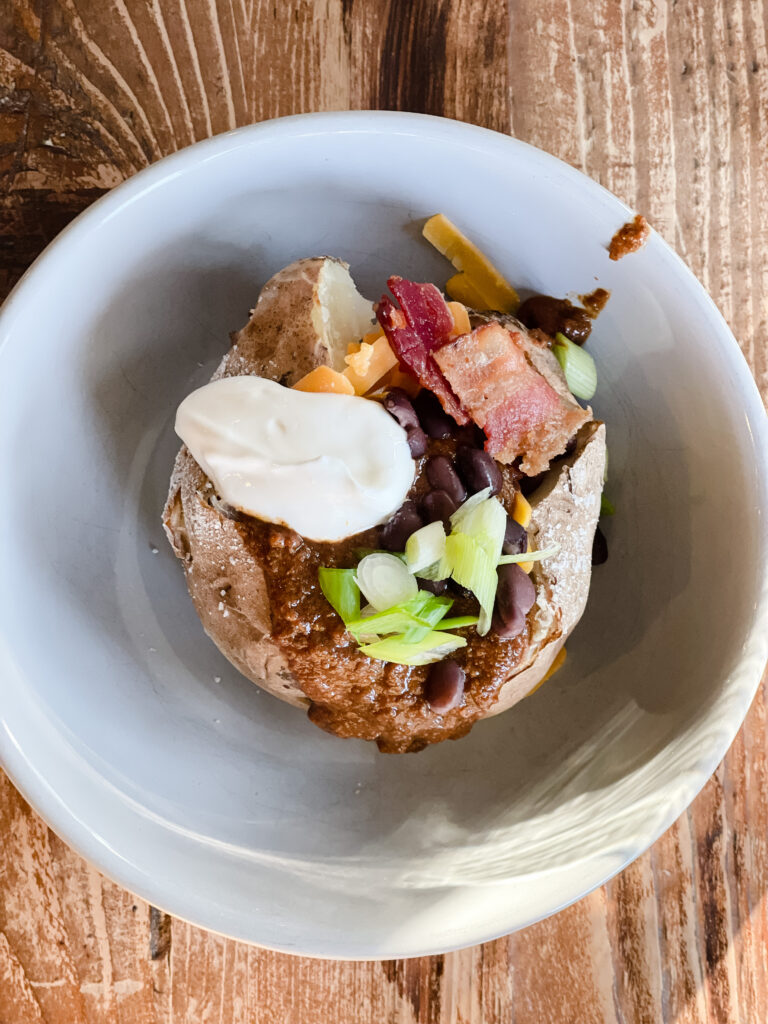 Kid's Baked Potato Creation