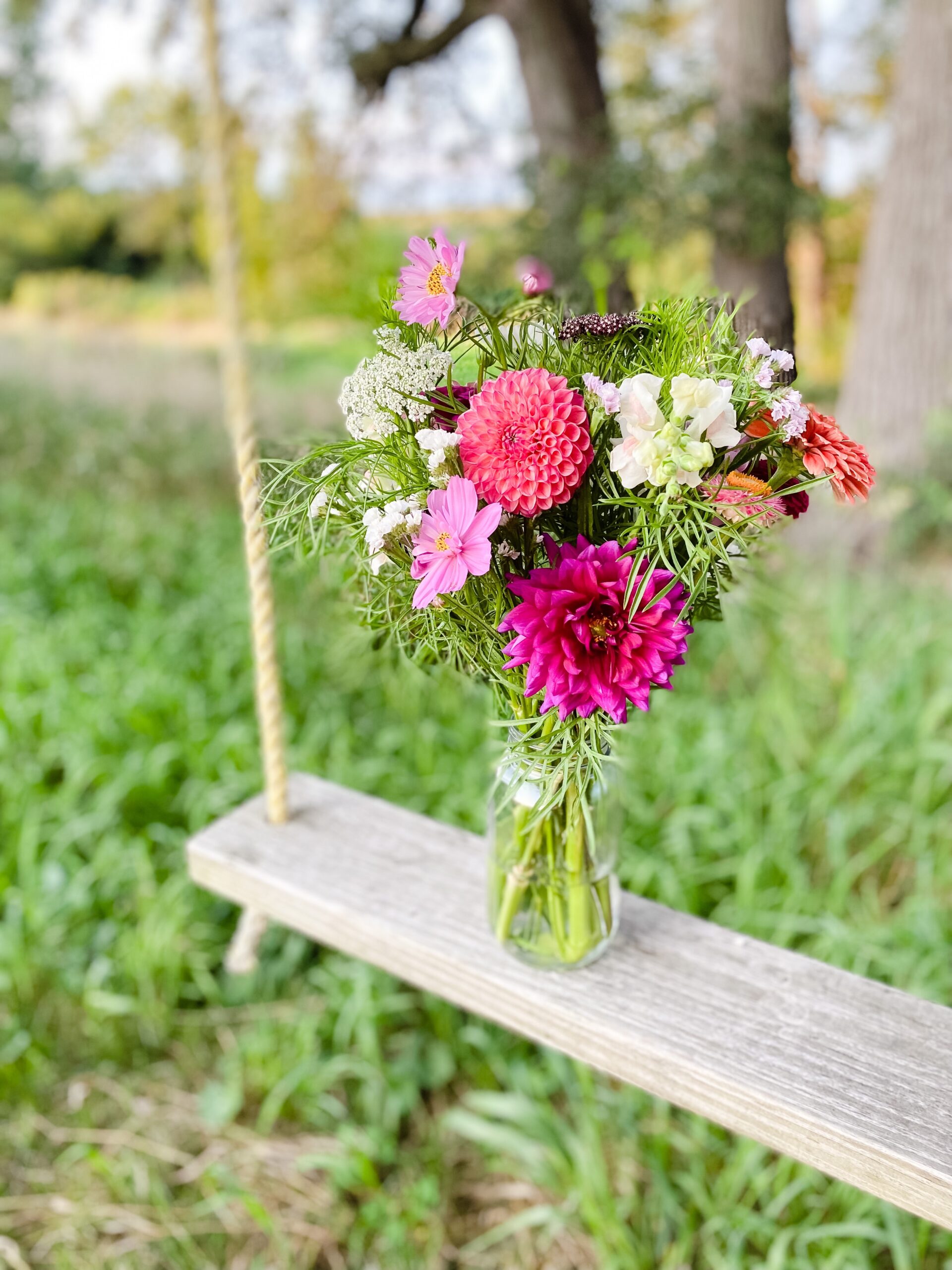 beautiful farm fresh flowers