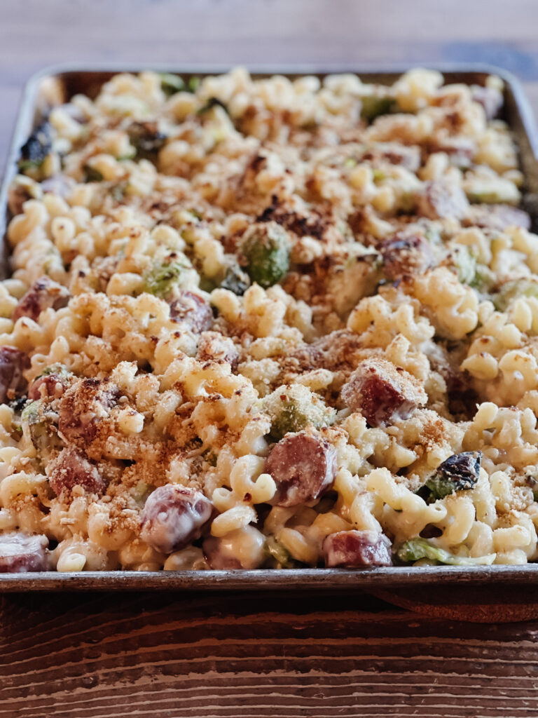 Sheet Pan Macaroni and Cheese