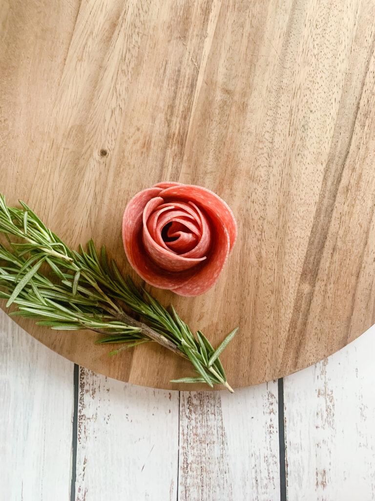 meat rose for charcuterie boards