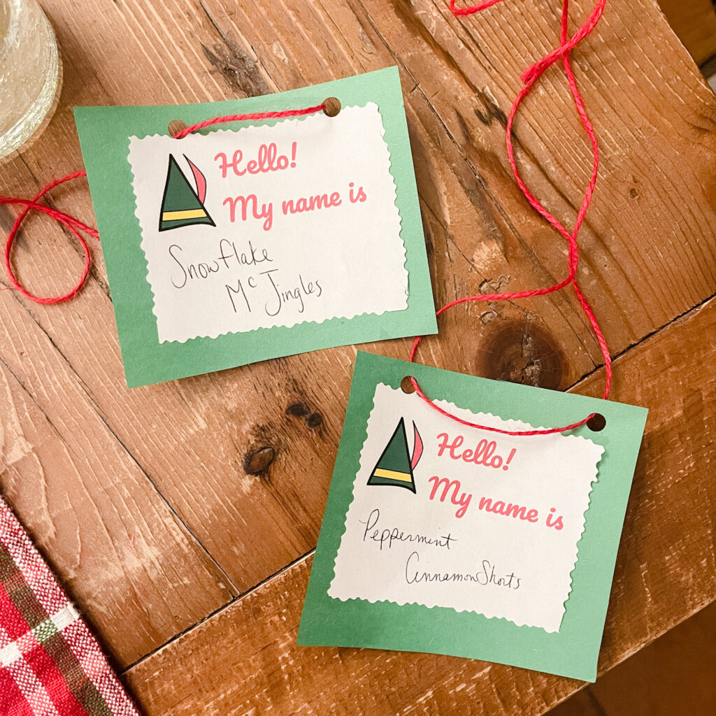 Elf Name Tags